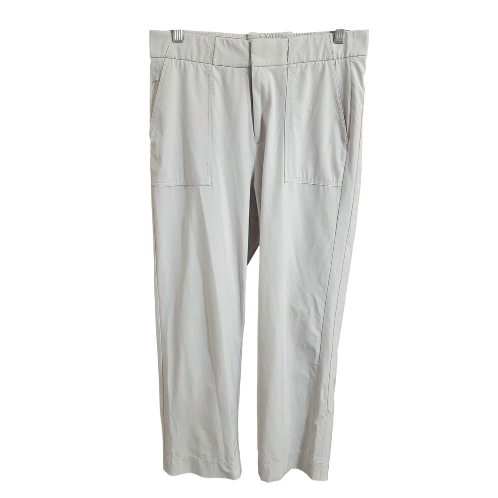 Athleta Women 6 Pants Beige Hiking Travel Outdoor Casual
